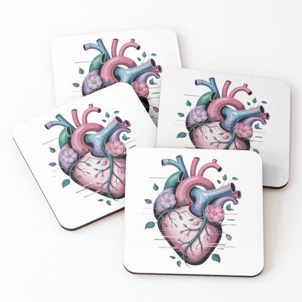 Item preview, Botanical Floral Minimalist Line Art Human Heart Glitch Aesthetic Illustratio Art Design 011 designed and sold by sadedream.
