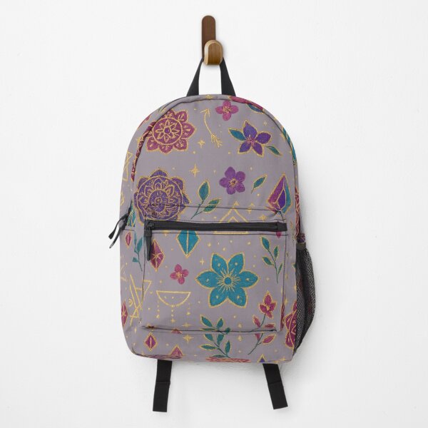 Item preview, Mystical Boho Pattern – Flowers, Stars & Sacred Geometry designed and sold by Rikaura.