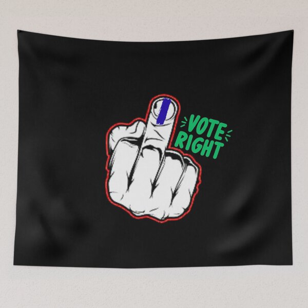 Item preview, Vote Right – Bold Political Voting Awareness Design designed and sold by MOTAS FASHION .