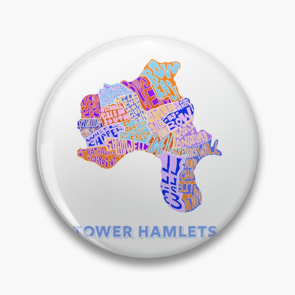 Item preview, Tower Hamlets - London Boroughs designed and sold by damnfinecuppa.