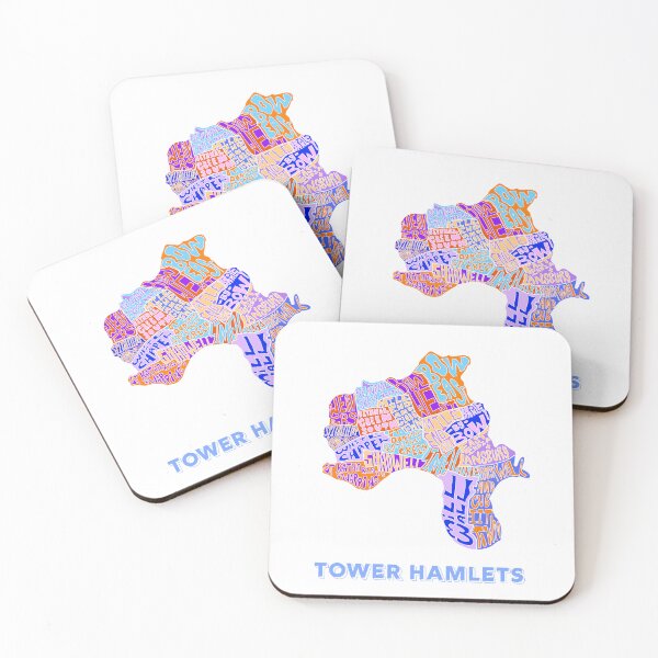 Item preview, Tower Hamlets - London Boroughs designed and sold by damnfinecuppa.