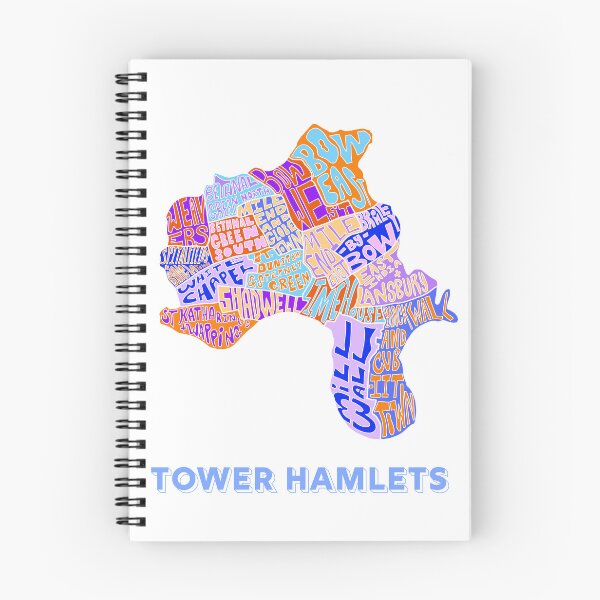 Item preview, Tower Hamlets - London Boroughs designed and sold by damnfinecuppa.
