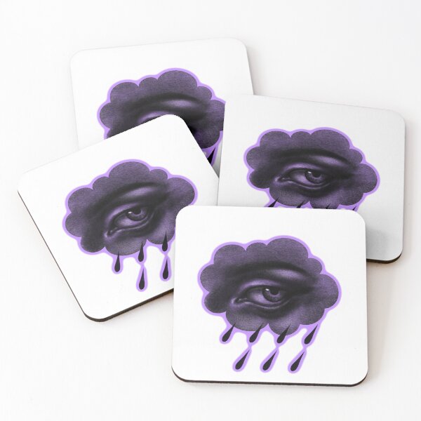 Item preview, Eye Cloud Raining Tears - purple designed and sold by CoraRaeDesigns.