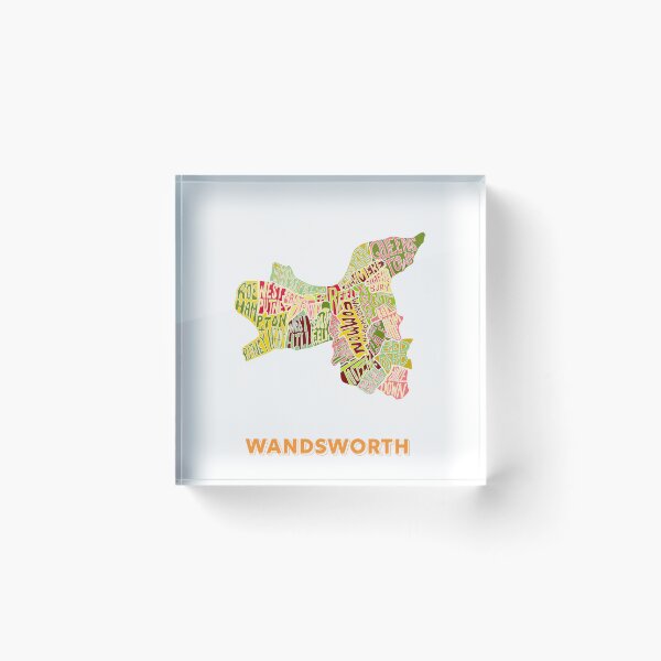 Item preview, Wandsworth - London Boroughs designed and sold by damnfinecuppa.