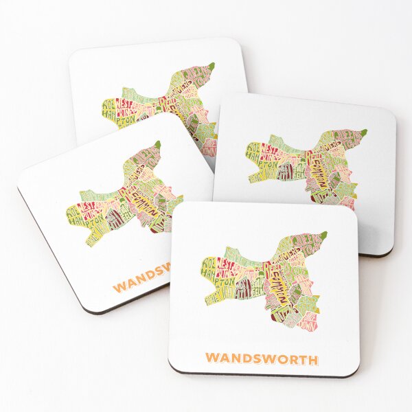 Item preview, Wandsworth - London Boroughs designed and sold by damnfinecuppa.