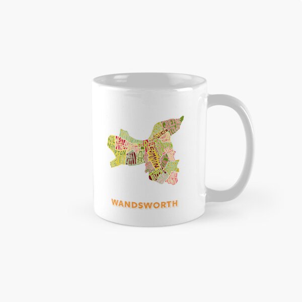 Item preview, Wandsworth - London Boroughs designed and sold by damnfinecuppa.