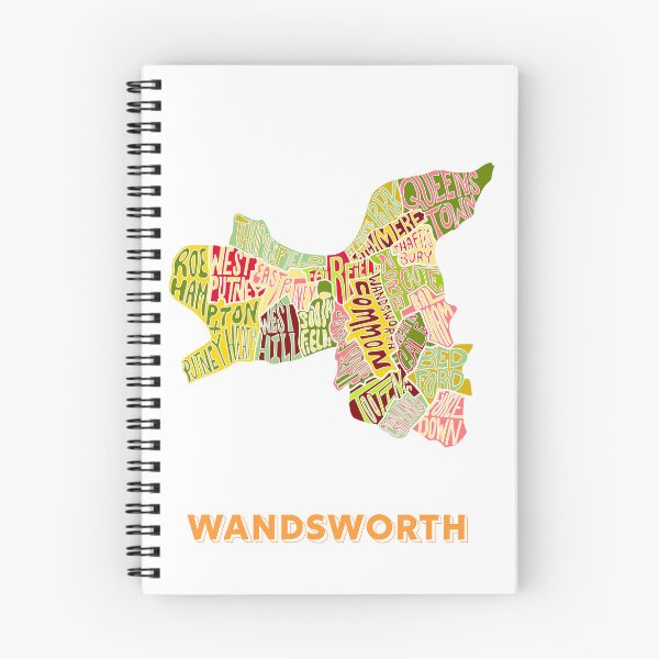 Item preview, Wandsworth - London Boroughs designed and sold by damnfinecuppa.