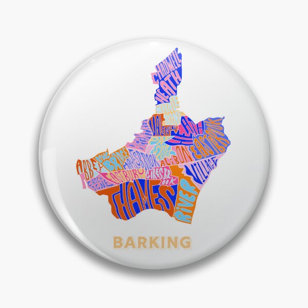 Item preview, Barking - London Boroughs designed and sold by damnfinecuppa.