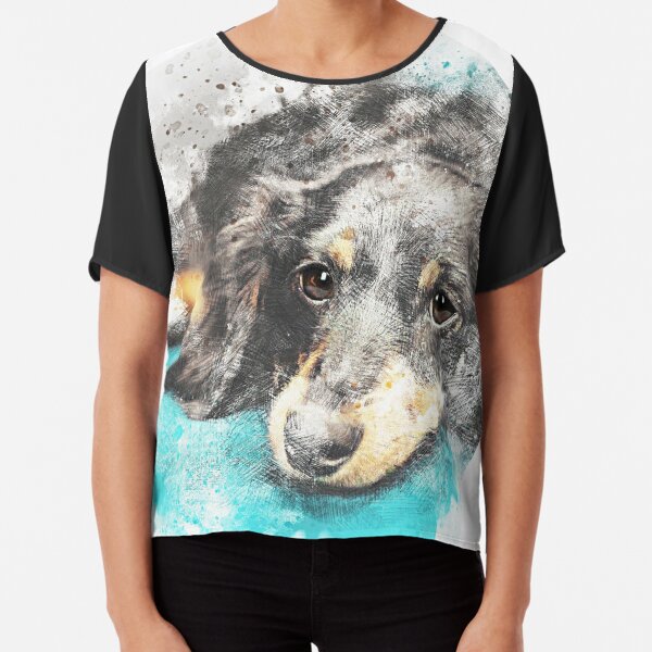 long haired dachshund t shirts