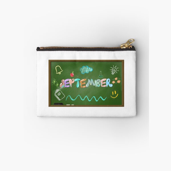 Item preview, September Blackboard – Back to School Sticker designed and sold by Once Upon A Design .