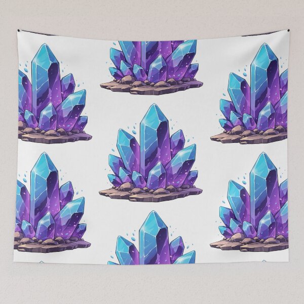 Item preview, Blue and purple crystals designed and sold by MendaciousMina.