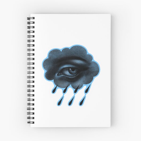 Item preview, Eye Cloud Raining Tears - blue designed and sold by CoraRaeDesigns.
