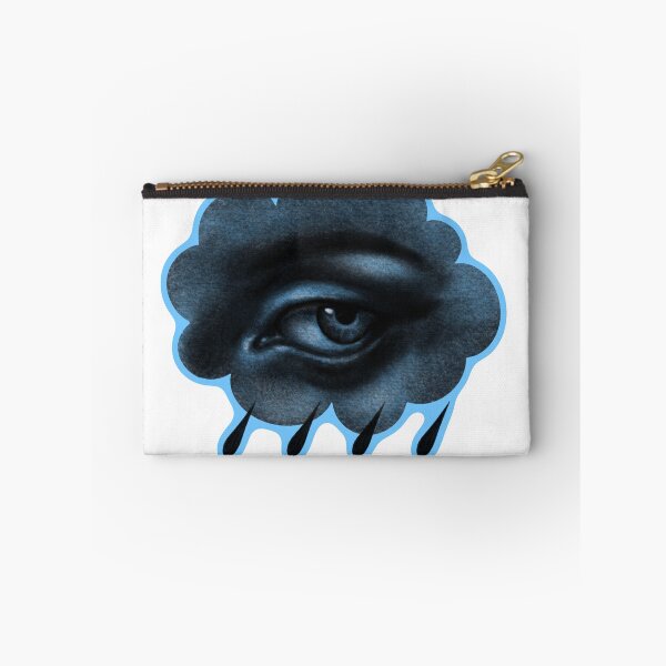 Item preview, Nube de ojos lloviendo lágrimas - azul designed and sold by CoraRaeDesigns.