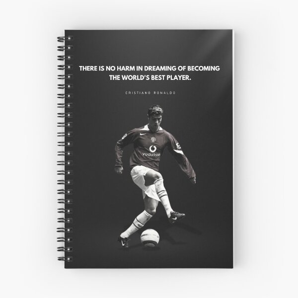 Item preview, Cristiano Ronaldo Motivational Quote Portrait designed and sold by SuccessInsanity.