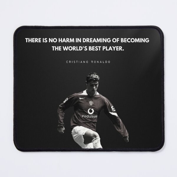 Item preview, Cristiano Ronaldo Motivational Quote Portrait designed and sold by SuccessInsanity.