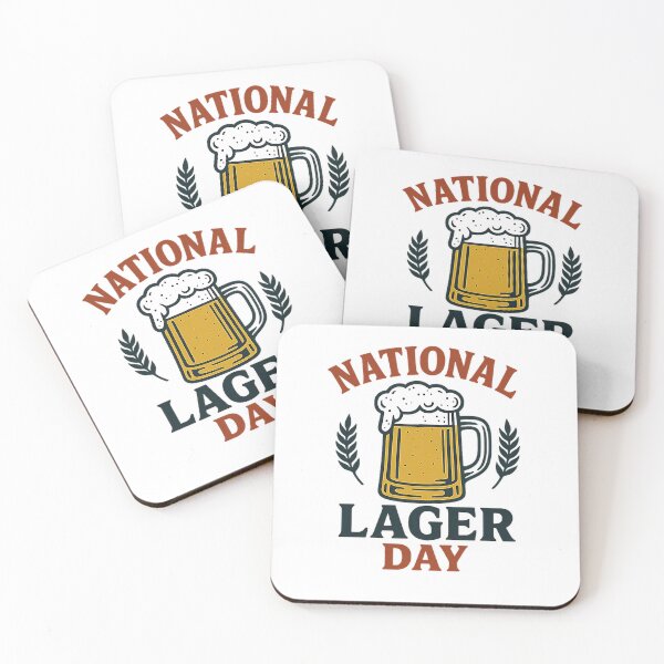 Item preview, National Lager Day Beer Mug Design designed and sold by ArtArturs.