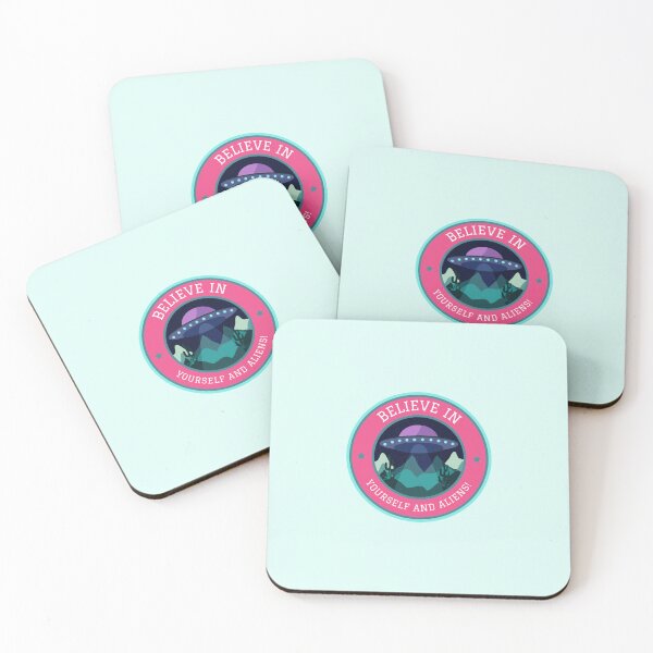Item preview, Believe in Yourself (and Aliens) designed and sold by Novel Works Studio.