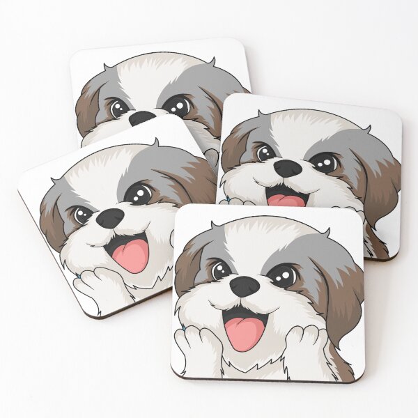 Item preview, happy dog designed and sold by ARTnonimous.