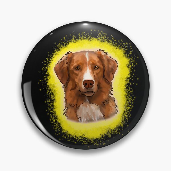 Artikelvorschau, Nova Scotia Duck Tolling Retriever gelben Farbspritzer entworfen und verkauft von DawnCatcher20.