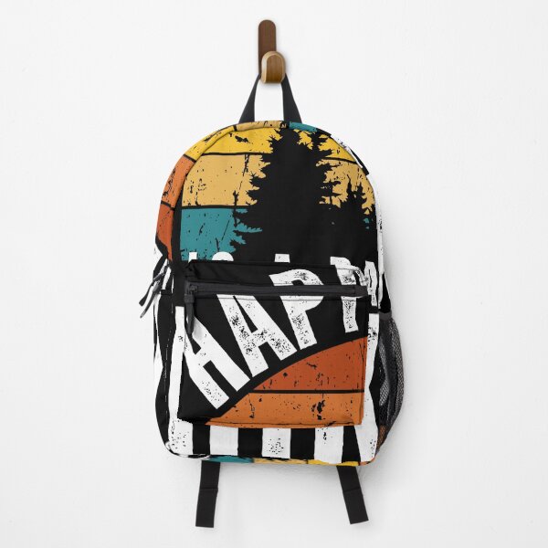 Item preview, Happiness is a day spent hiking cool hiking hiker camper designed and sold by snowry.