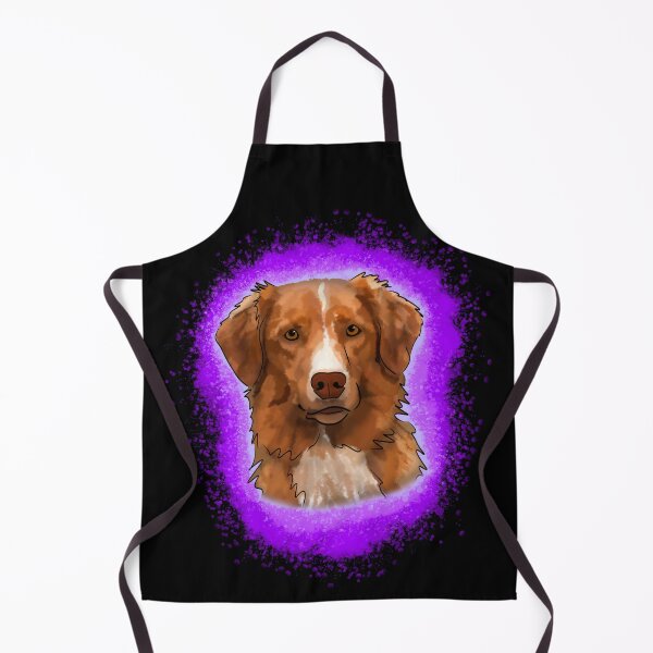 Artikelvorschau, Nova Scotia Duck Tolling Retriever Lila Farbspritzer entworfen und verkauft von DawnCatcher20.