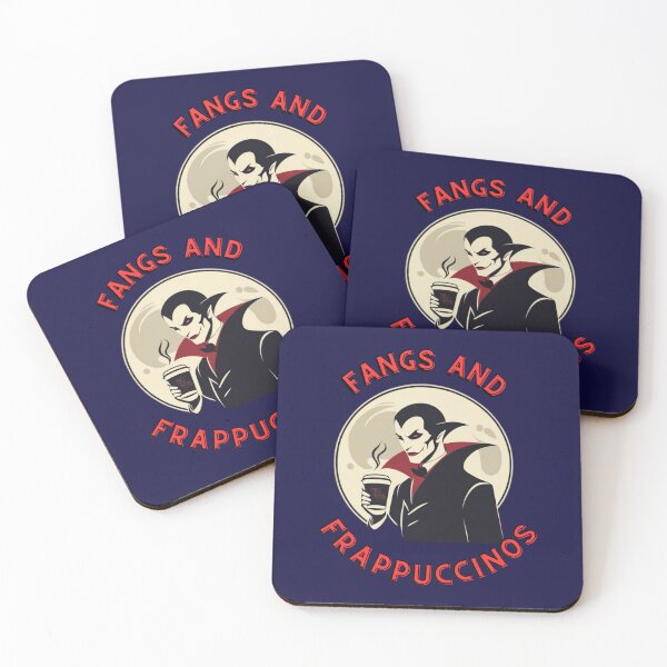 Item preview, Fangs and Frappuccinos designed and sold by MayRahTee.