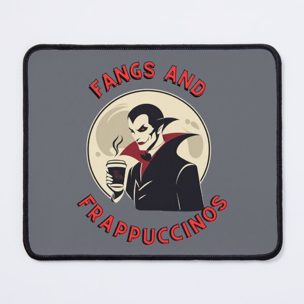 Item preview, Fangs and Frappuccinos designed and sold by MayRahTee.