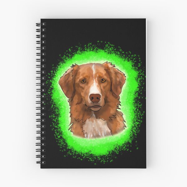 Artikelvorschau, Nova Scotia Duck Tolling Retriever grüner Farbspritzer entworfen und verkauft von DawnCatcher20.