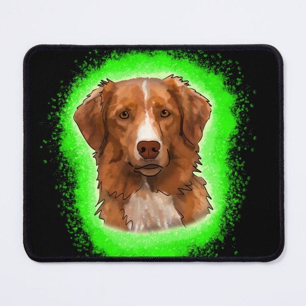Item preview, Nova Scotia Duck Tolling Retriever Green Paint Splash designed and sold by DawnCatcher20.