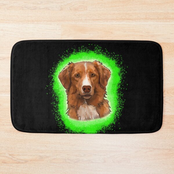 Item preview, Nova Scotia Duck Tolling Retriever Green Paint Splash designed and sold by DawnCatcher20.