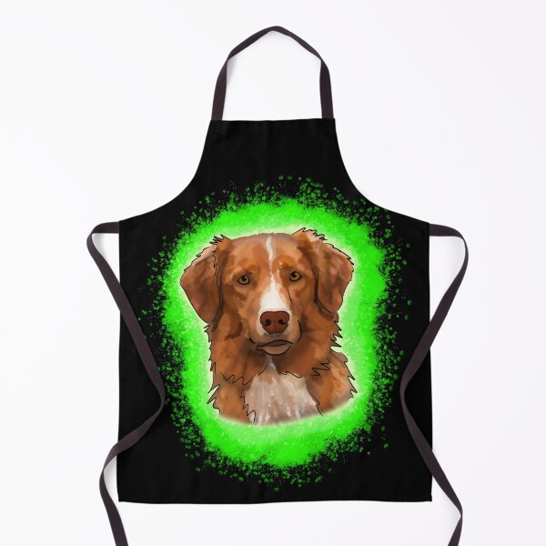 Artikelvorschau, Nova Scotia Duck Tolling Retriever grüner Farbspritzer entworfen und verkauft von DawnCatcher20.