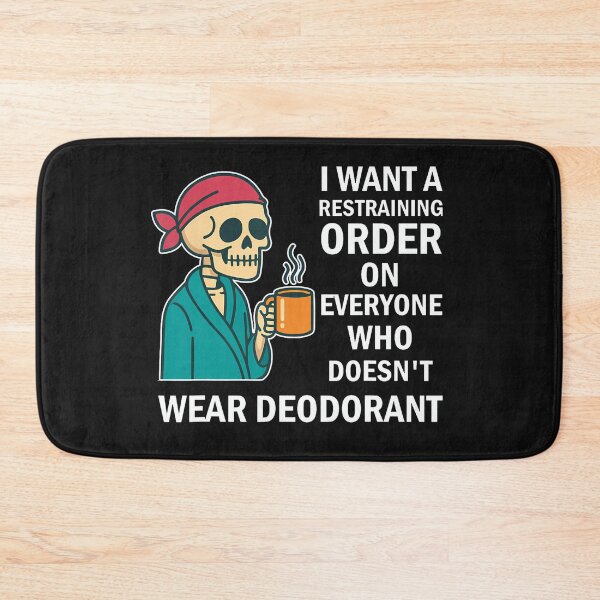 Item preview, I Want A Restraining Order On Everyone Who Doesn'T Wear T-Shirt designed and sold by krotkrot.