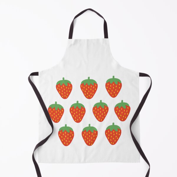 Item preview, Cute Strawberry Fruit Pattern Illustration designed and sold by ArtfulWeave.