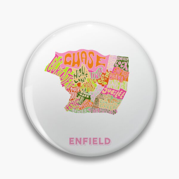 Item preview, Enfield - London Boroughs designed and sold by damnfinecuppa.