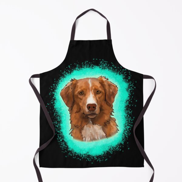 Artikelvorschau, Nova Scotia Duck Tolling Retriever Hellblauer Farbspritzer entworfen und verkauft von DawnCatcher20.
