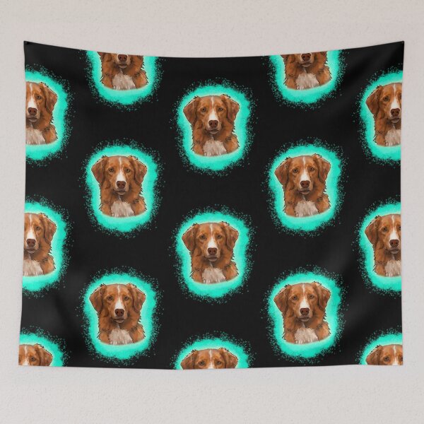 Item preview, Nova Scotia Duck Tolling Retriever Light Blue Paint Splash designed and sold by DawnCatcher20.