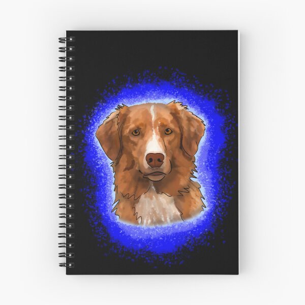 Artikelvorschau, Nova Scotia Duck Tolling Retriever Blauer Farbspritzer entworfen und verkauft von DawnCatcher20.