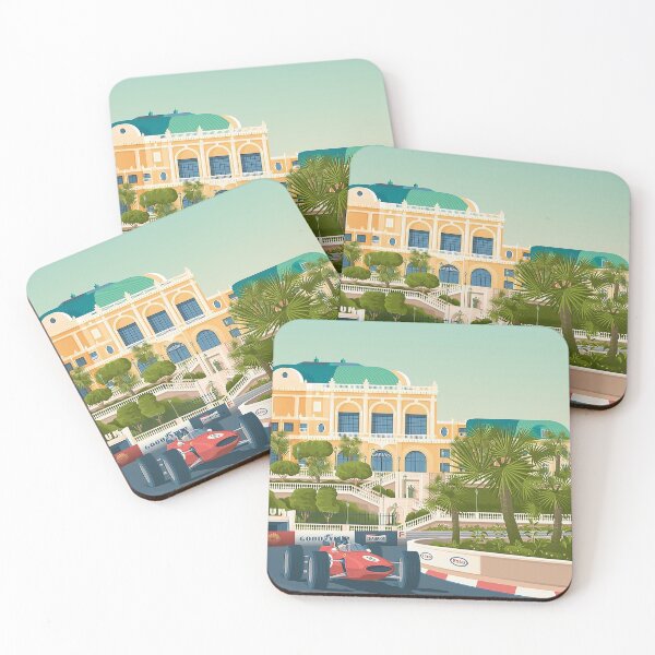 Item preview, Monaco F1 illustration designed and sold by Hala217.