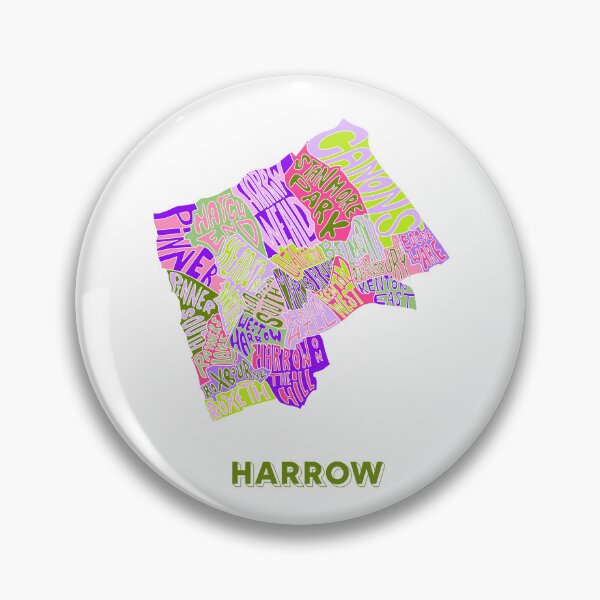 Item preview, Harrow - London Boroughs designed and sold by damnfinecuppa.