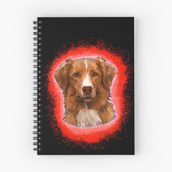 Artikelvorschau, Nova Scotia Duck Tolling Retriever, roter Farbspritzer entworfen und verkauft von DawnCatcher20.