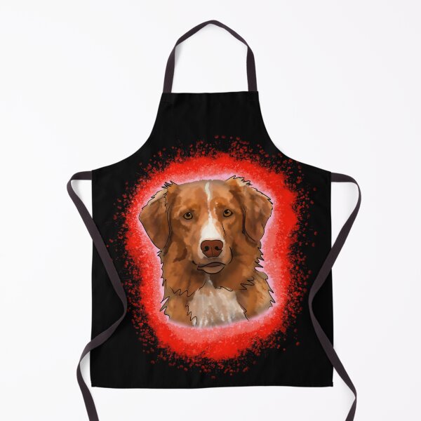 Artikelvorschau, Nova Scotia Duck Tolling Retriever, roter Farbspritzer entworfen und verkauft von DawnCatcher20.
