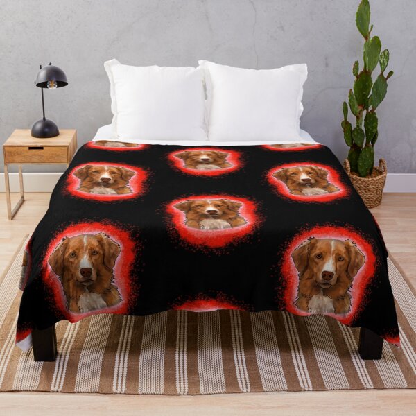 Item preview, Nova Scotia Duck Tolling Retriever Red Paint Splash designed and sold by DawnCatcher20.