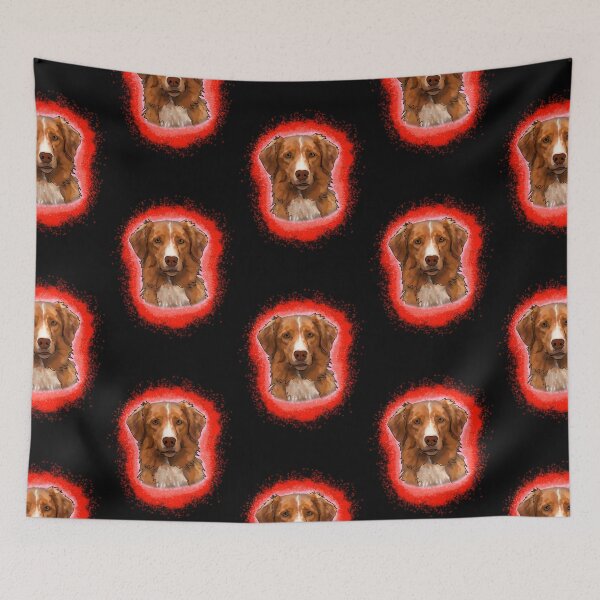 Item preview, Nova Scotia Duck Tolling Retriever Red Paint Splash designed and sold by DawnCatcher20.