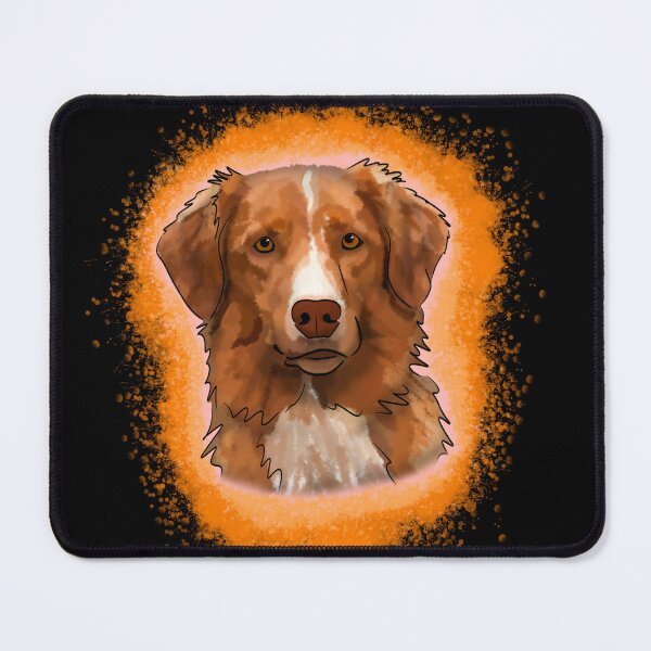 Item preview, Nova Scotia Duck Tolling Retriever Orange Paint Splash designed and sold by DawnCatcher20.