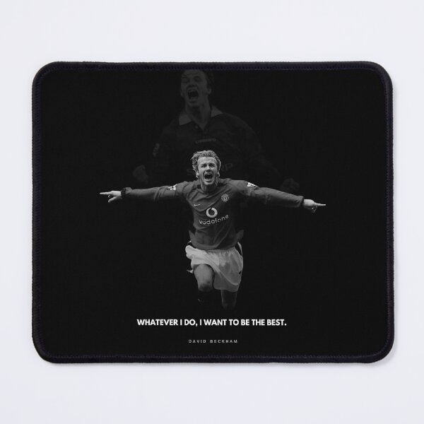 Item preview, David Beckham Motivational Quote Portrait designed and sold by SuccessInsanity.