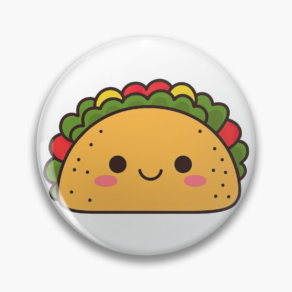 Item preview, Cute Smiling Taco Cartoon designed and sold by ArtfulWeave.