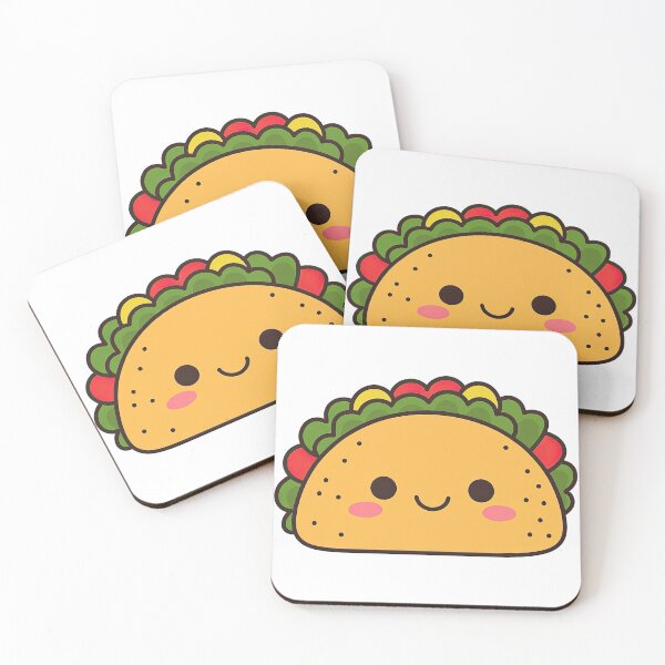 Item preview, Cute Smiling Taco Cartoon designed and sold by ArtfulWeave.