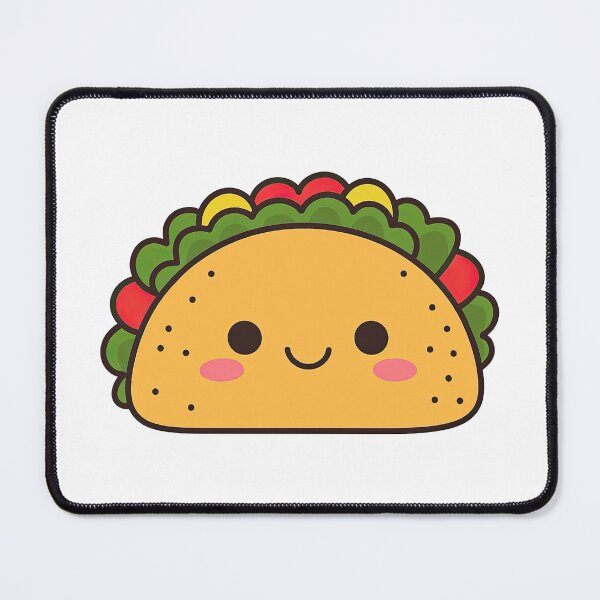 Item preview, Cute Smiling Taco Cartoon designed and sold by ArtfulWeave.