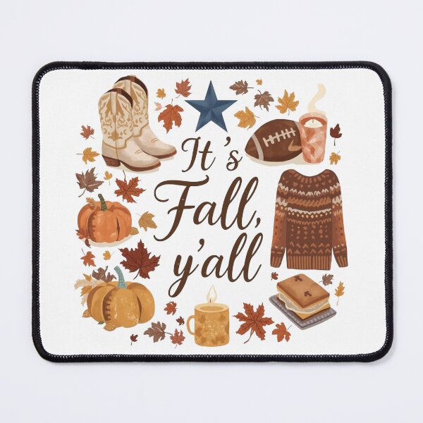 Item preview, It’s Fall, y’all designed and sold by MamaAndBeanie.