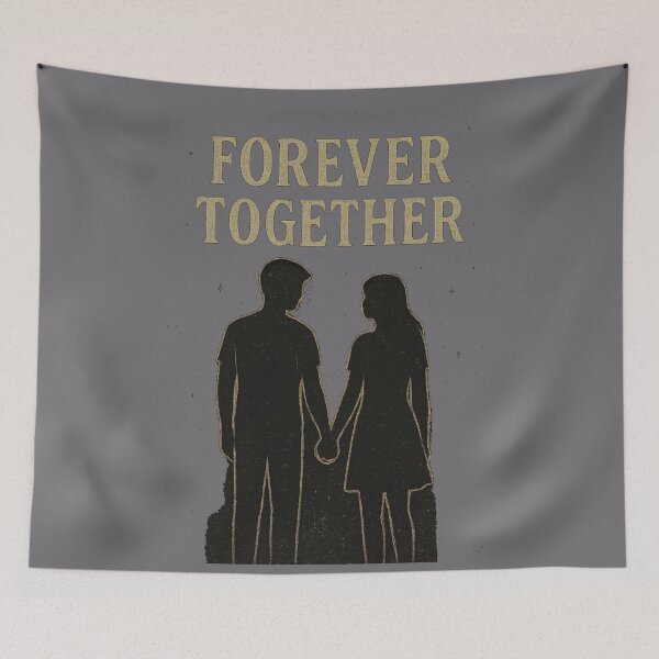 Item preview, Couple Under Stars T-Shirt | Vintage Love Tee | Grunge Scavenge Style Romantic Design designed and sold by KDesignCrafts.